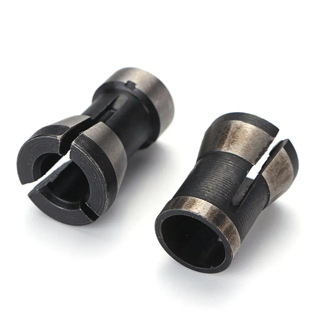 2Pcs 6.35mm & 8mm Collet Chucks - Electric Router Engraving Trimming Machine - Image 4