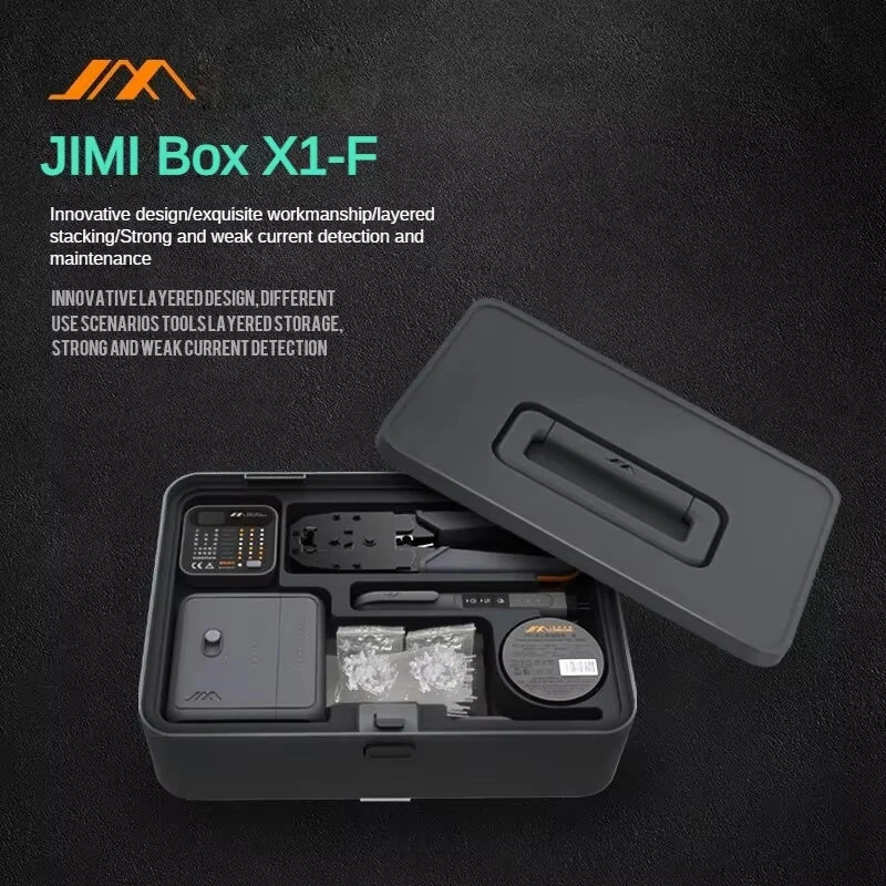 JIMI X1-F Network Toolset | Cable Tester, Wire Stripper, Pliers & Toolbox - Image 2