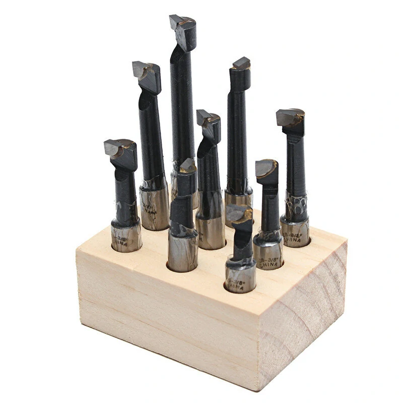 Machifit Mini Quick Change Tool Post Holder Set - 9pcs 3/8 Boring Bar & 5 Blades - Image 4