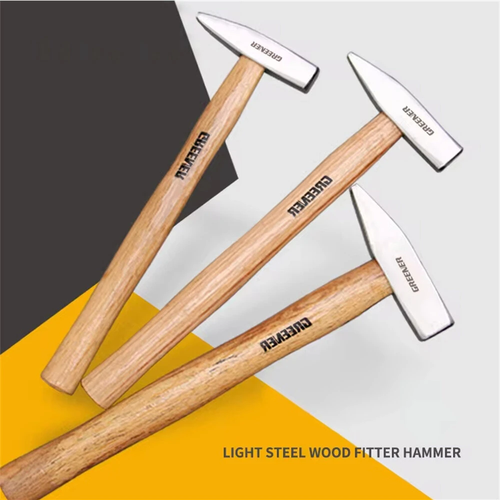 GREENER Carbon Steel Rock Pick Hammer - Geological Tool with Wood Handle - Image 2