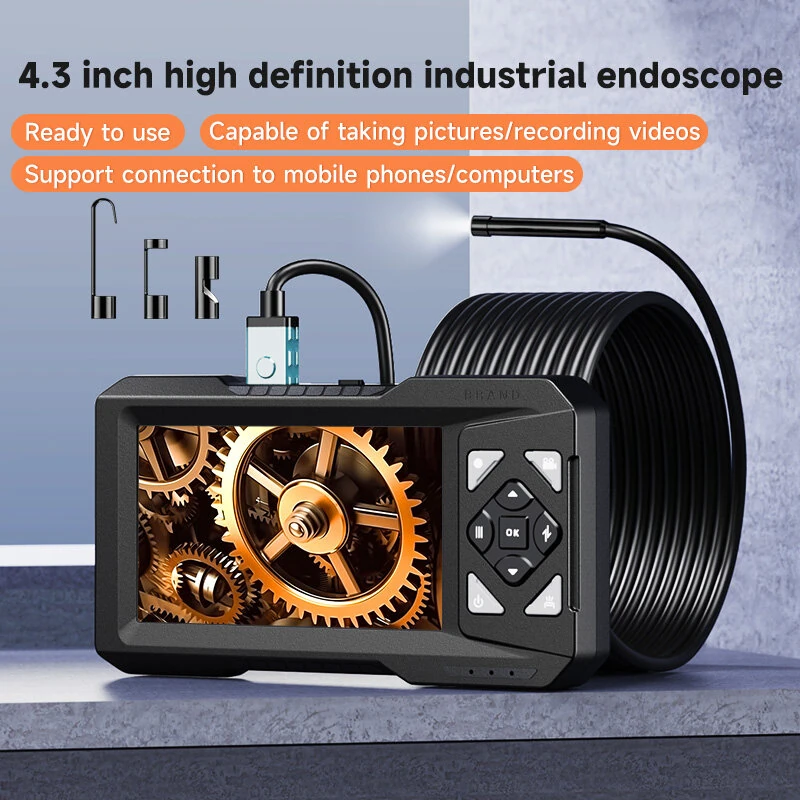 Industrial Endoscope ES01 | 4.3 Inch Screen, 5M Cable, 1080P HD, IP67 Waterproof - Image 2
