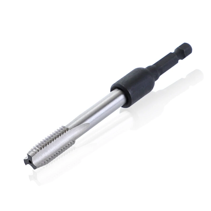 Drillpro 7Pcs M4-M14 Screw Tap Adapter Set | 1/4 Inch Hex Shank | For Electric Drill - Image 5