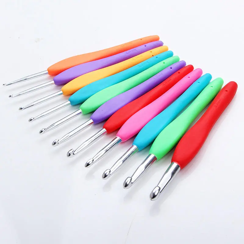 11Pcs Aluminium Crochet Hooks & Knitting Needles Set | Sewing & Weave Craft Tools - Image 3
