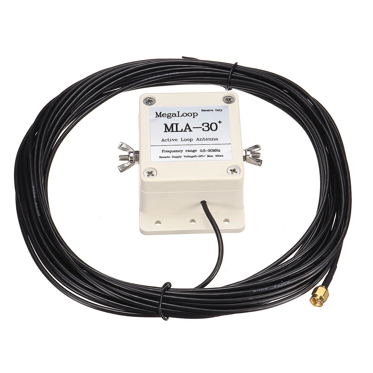 MLA-30+ Active Magnetic Loop Antenna - 500kHz-30MHz for SDR & Shortwave Radio - Low Noise - Image 4