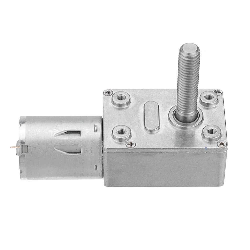 Machifit JGY370 DC 12V Worm Gear Motor - 10-150RPM Self-Locking Reduction - Image 2