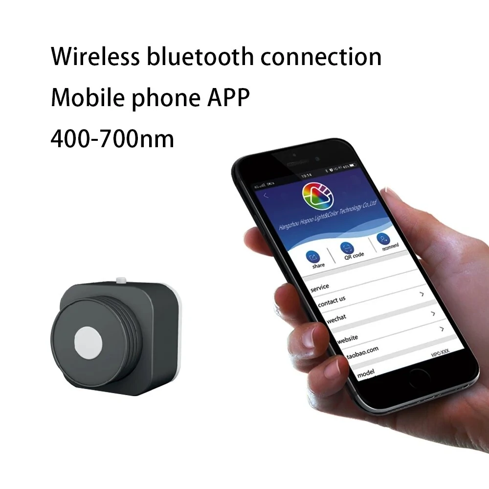 HPL200P Wireless PPFD Meter | 400-700nm Bluetooth LED Plant Growth Tester - Image 3