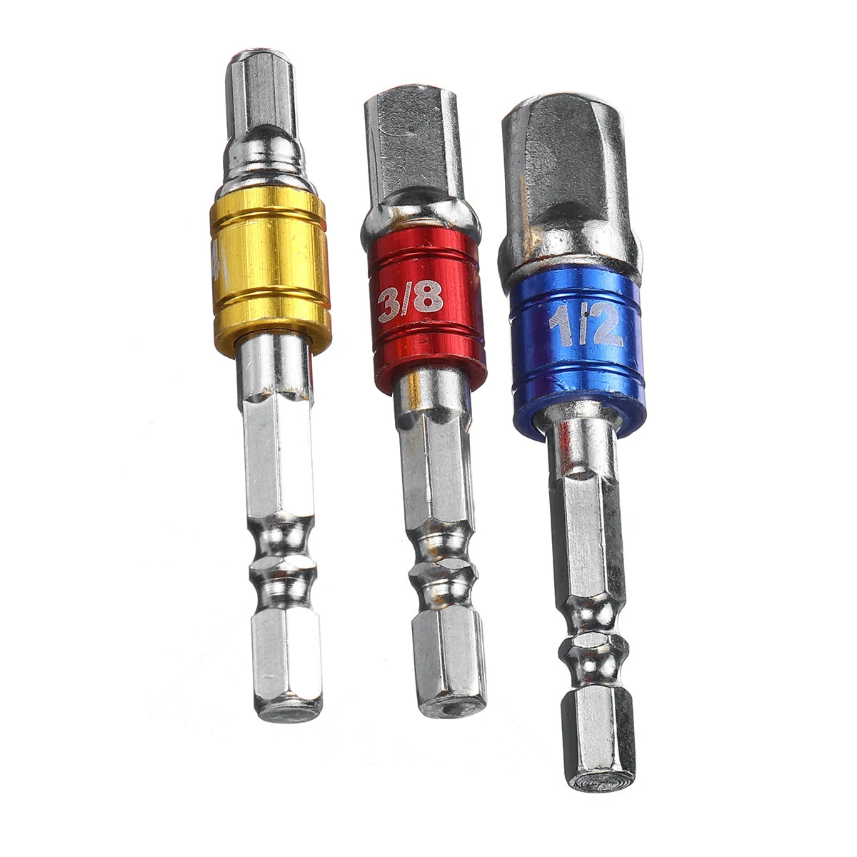 7Pcs Extension Bar & Impact Socket Set - Hex Shank Drill Bit Adapter - Image 5