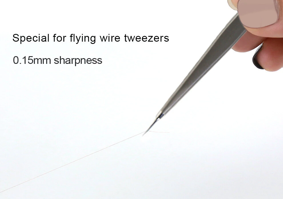 BEST-22 BEST-23 302 Stainless Steel Tweezers | Anti-Static & Heat Resistant | For Circuit Boards & Precision Electronics - Image 4