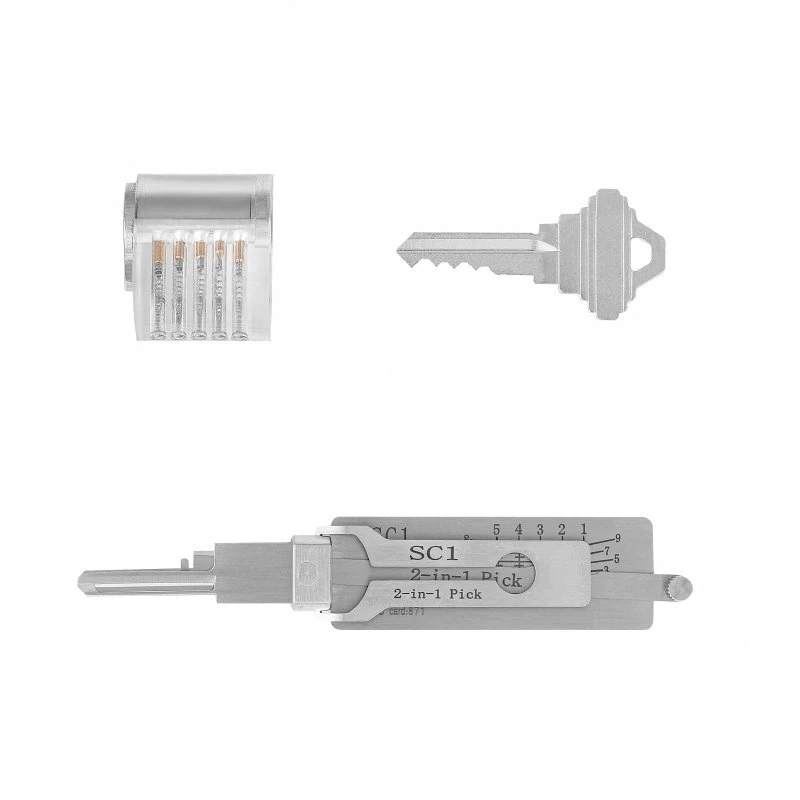 2 in 1 Key Decoder & O-Ring Pickup Kit | Stainless Steel Portable Repair Tool - Image 2