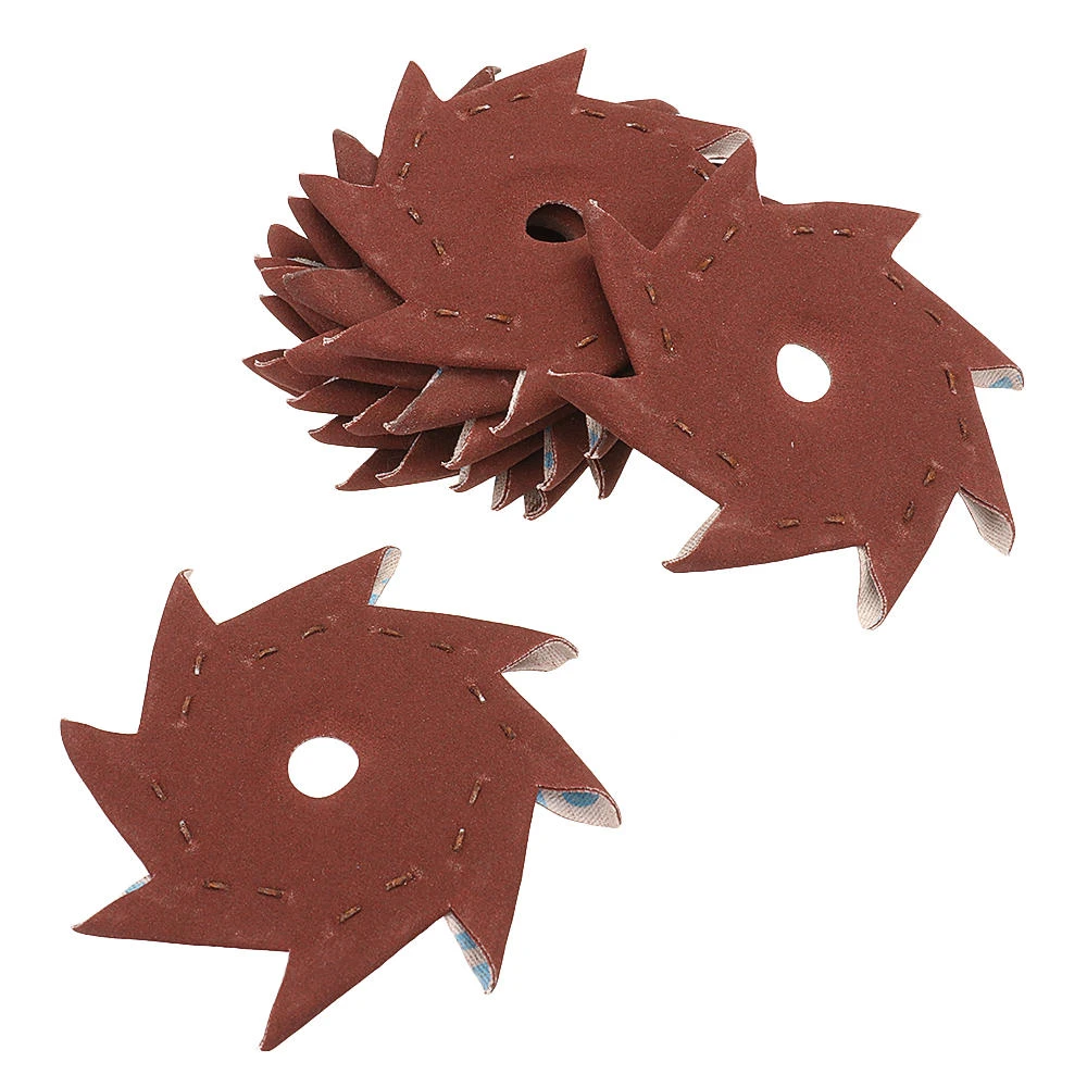 3M 80 Grit Octagonal Sandpaper - 50 Pcs Double Layer Buffing & Sanding Tool - Image 2