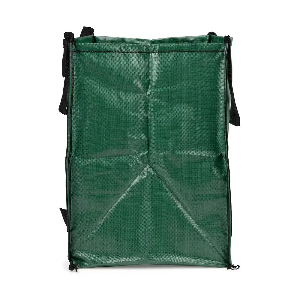 Heavy Duty Reusable Garden Bag - Woven Polypropylene Lawn & Leaf Waste Bag with Carry Handles - Image 2
