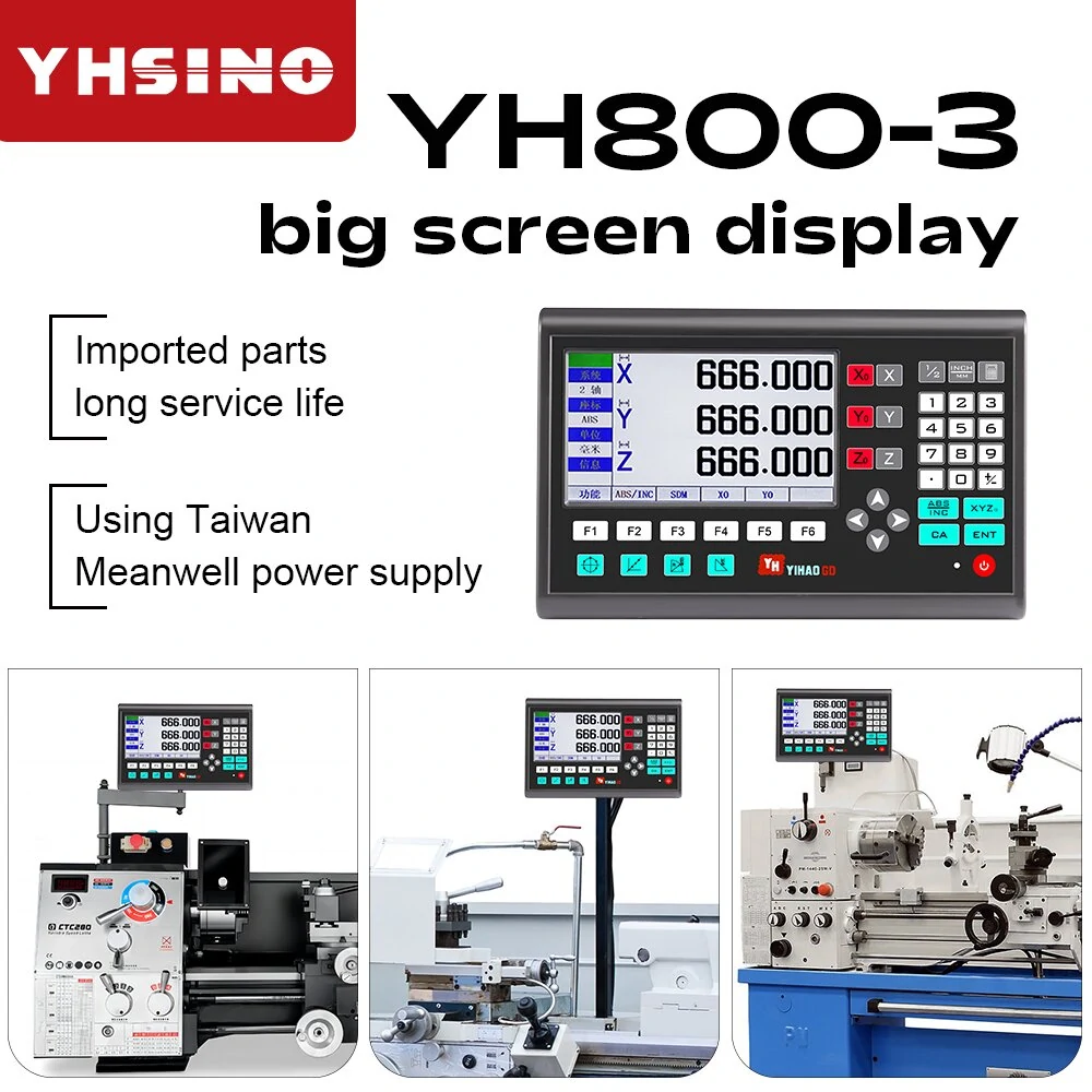 YHSINO YH800-3 3-Axis DRO & Linear Scale Set | High Precision Digital Display - Image 2