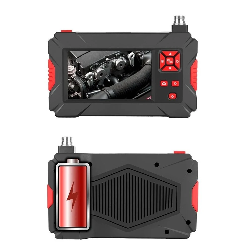 4.3 Inch LCD Borescope - 1080P HD IP68 Waterproof | 8mm Camera with 9 LEDs for Android & iOS - Image 3