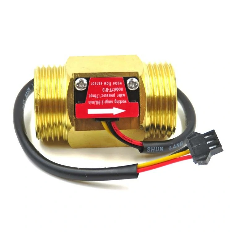 1 Inch Water Flow Sensor | DN25 Brass Turbine Flowmeter | Hall Sensor Switch Industrial Water Meter - Image 2
