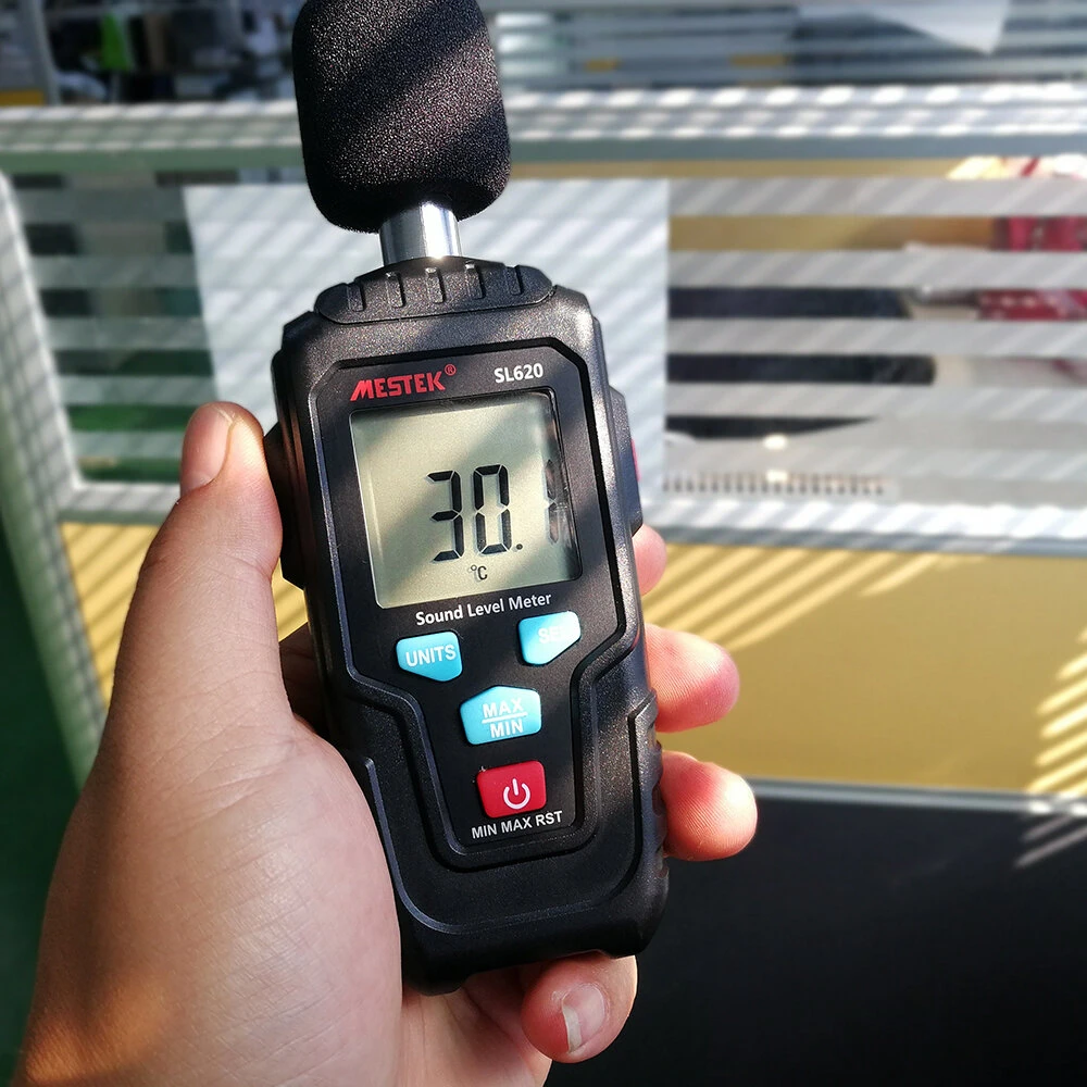 MESTEK SL620 Sound Level Meter | 30-135dB Decibel Meter with Data Logger - Image 4