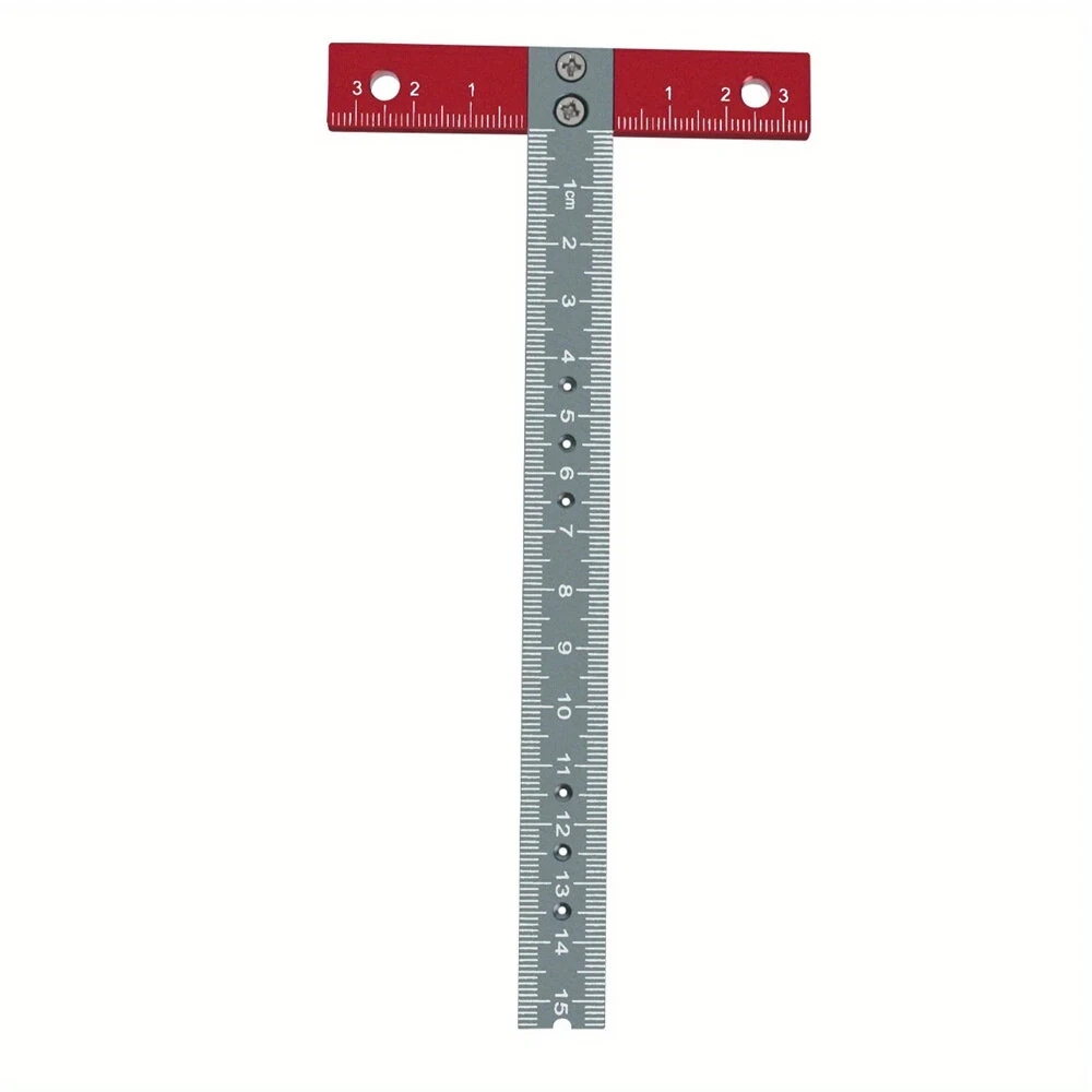 Aluminum T-Square Ruler 170mm x 85mm | High Precision Drafting Tool for CNC & Laser - Image 3