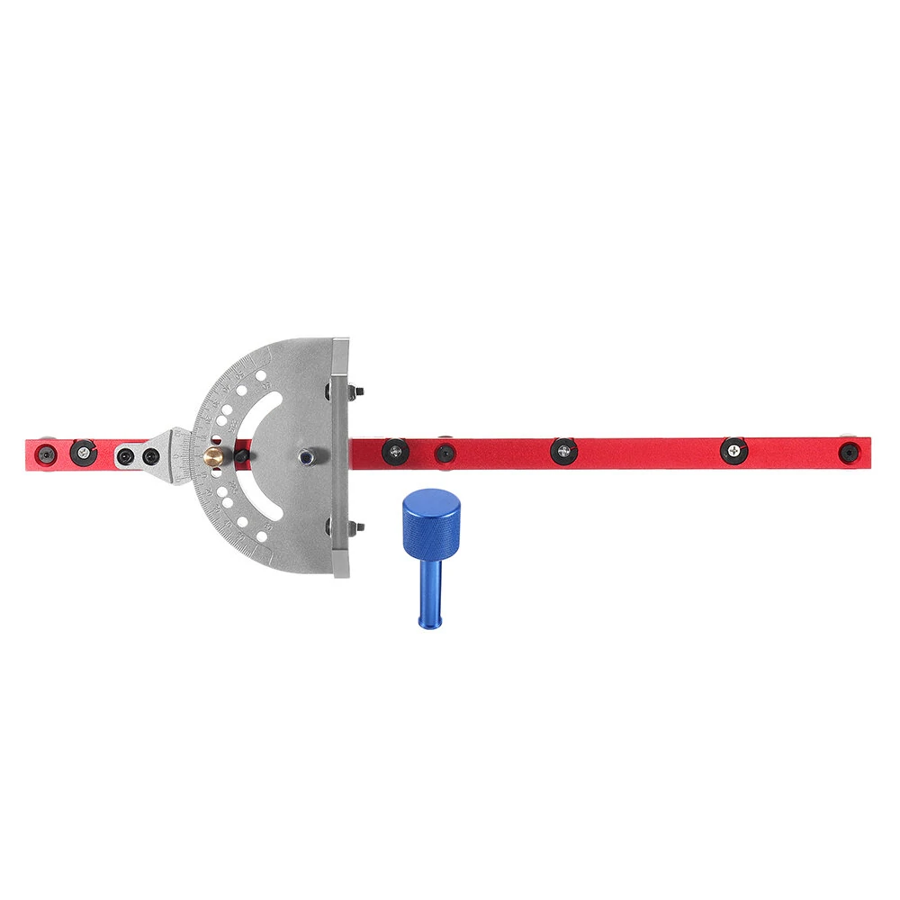 Dewalt Miter Gauge System - 450mm 0-90 Degree Angle with Aluminum Alloy Fence - Image 5