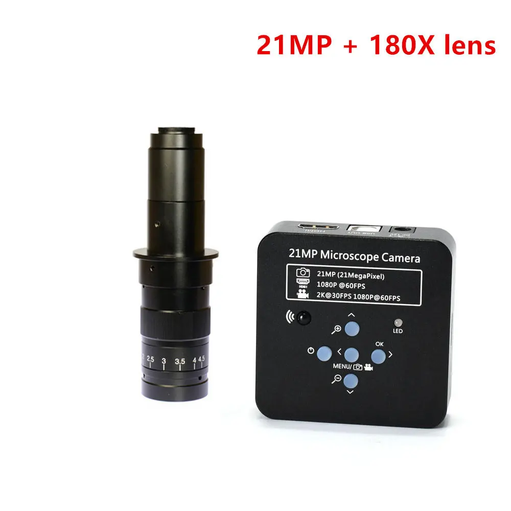 HAYEAR USB Digital Microscope - 21MP 2K 1080P 60FPS Video - 100X-300X Magnification - Image 2