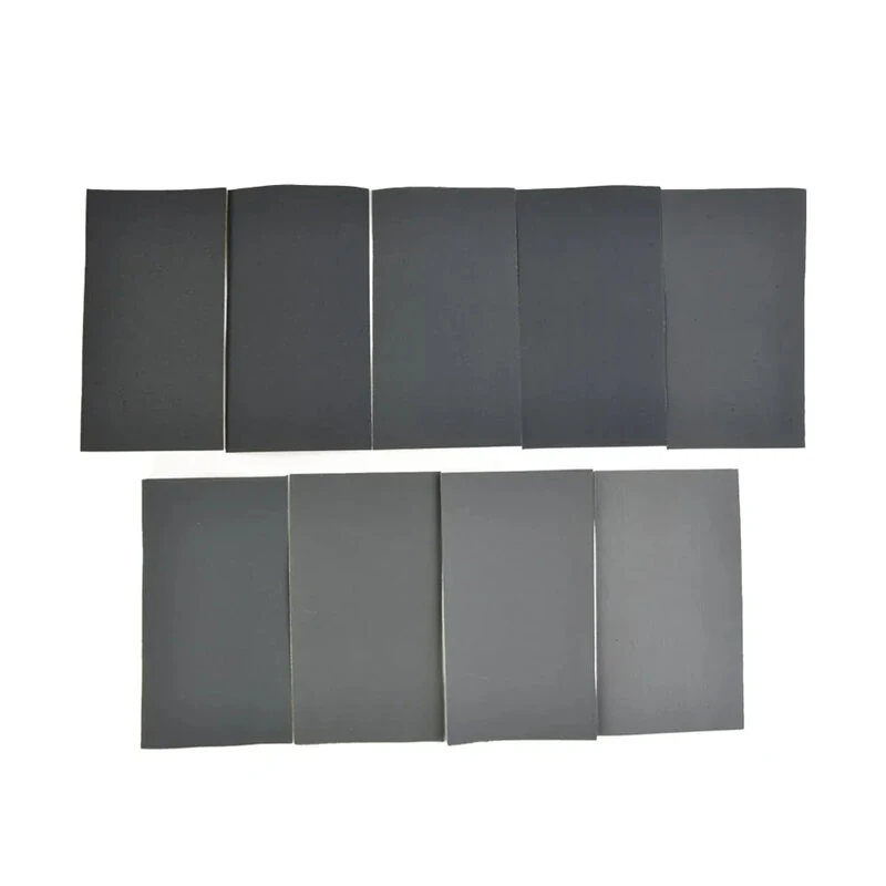 60pcs Silicon Carbide Sandpaper Sheets | Wet Dry Sanding | 15 Grit Levels | Wood Metal Automotive - Image 2