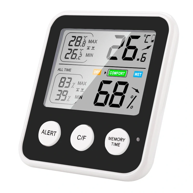 High-Precision LCD Digital Indoor Temperature Humidity Meter | Multi-Functional Household Hygrometer - Image 2