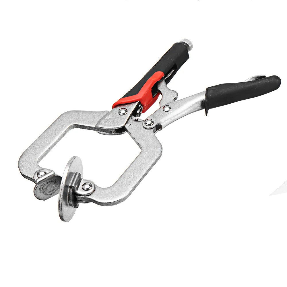 Woodworking 2 Inch C-Clamp with Locking Pliers & Swivel Pads | Face Clamp - Image 3