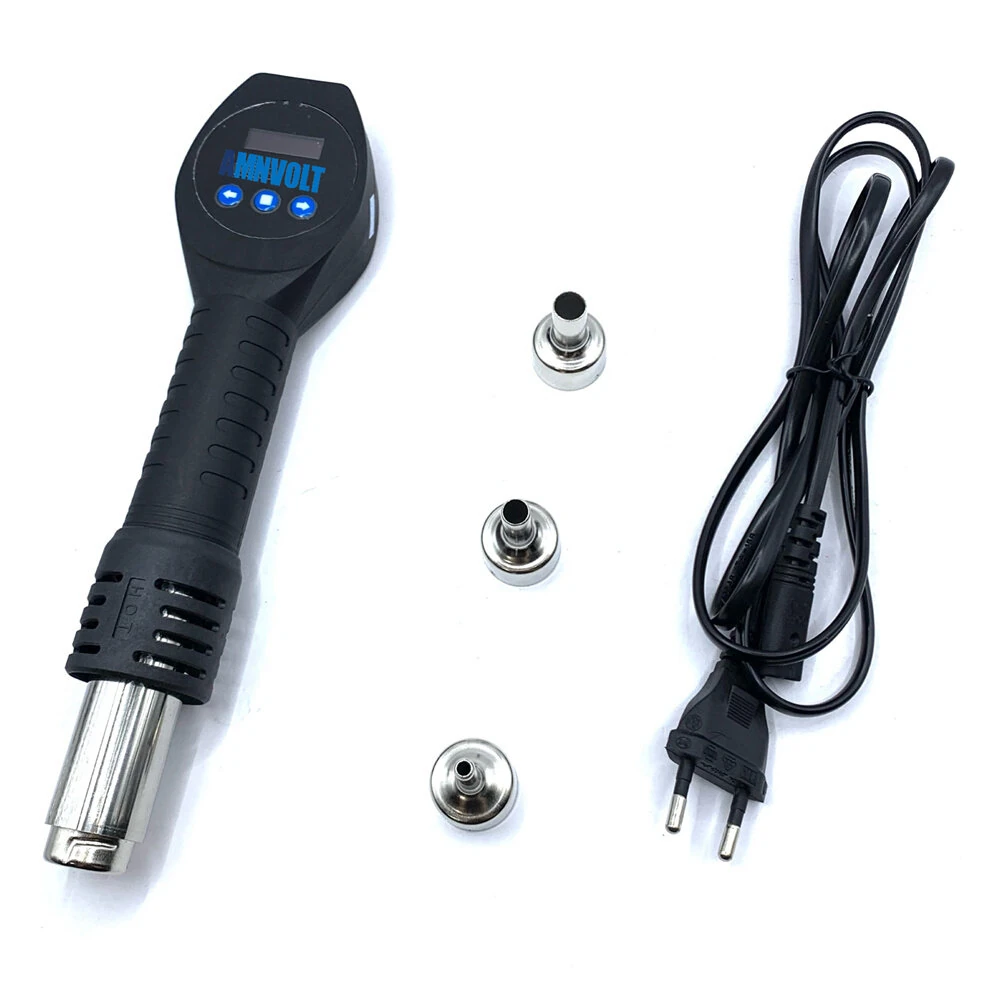 Portable Heat Gun 550W - PID Temperature Control 100-450°C | OLED Display & Brushless Motor - Image 2