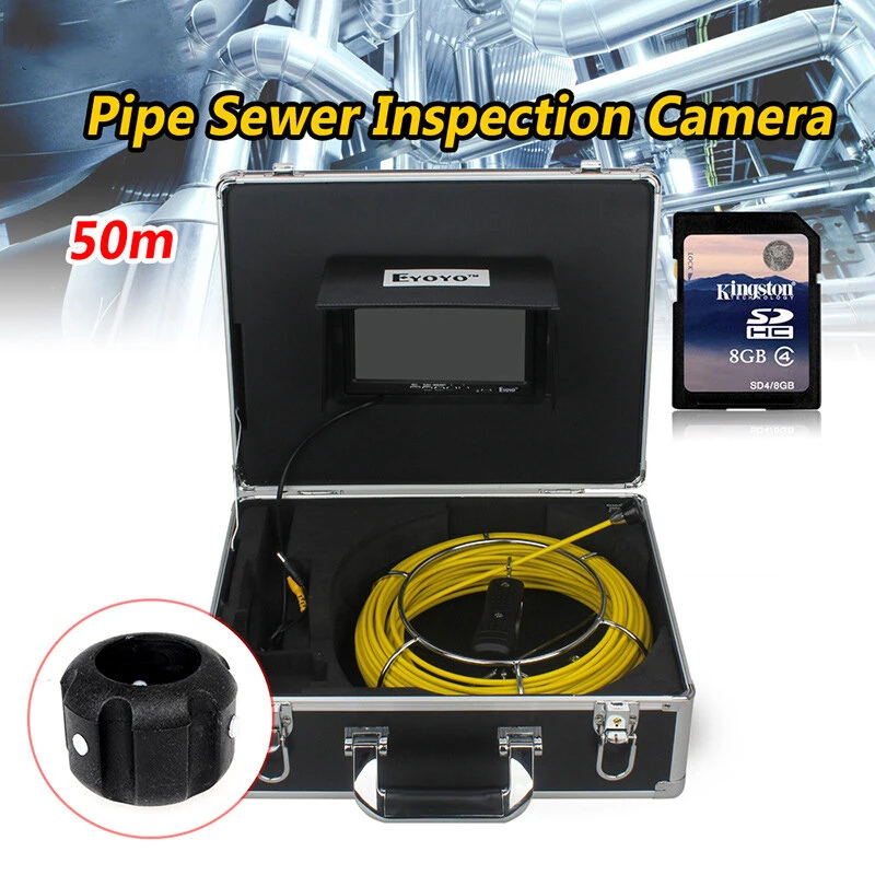 Eyoyo WF92 Pipe Inspection Camera | 50M Borescope with 7 Inch LCD Monitor - Image 2