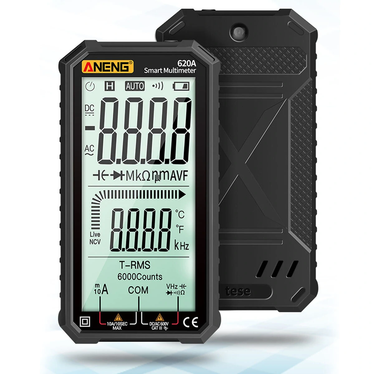 ANENG 4.7 Inch Digital Multimeter | Measures AC/DC Voltage, Current, Resistance - Image 4