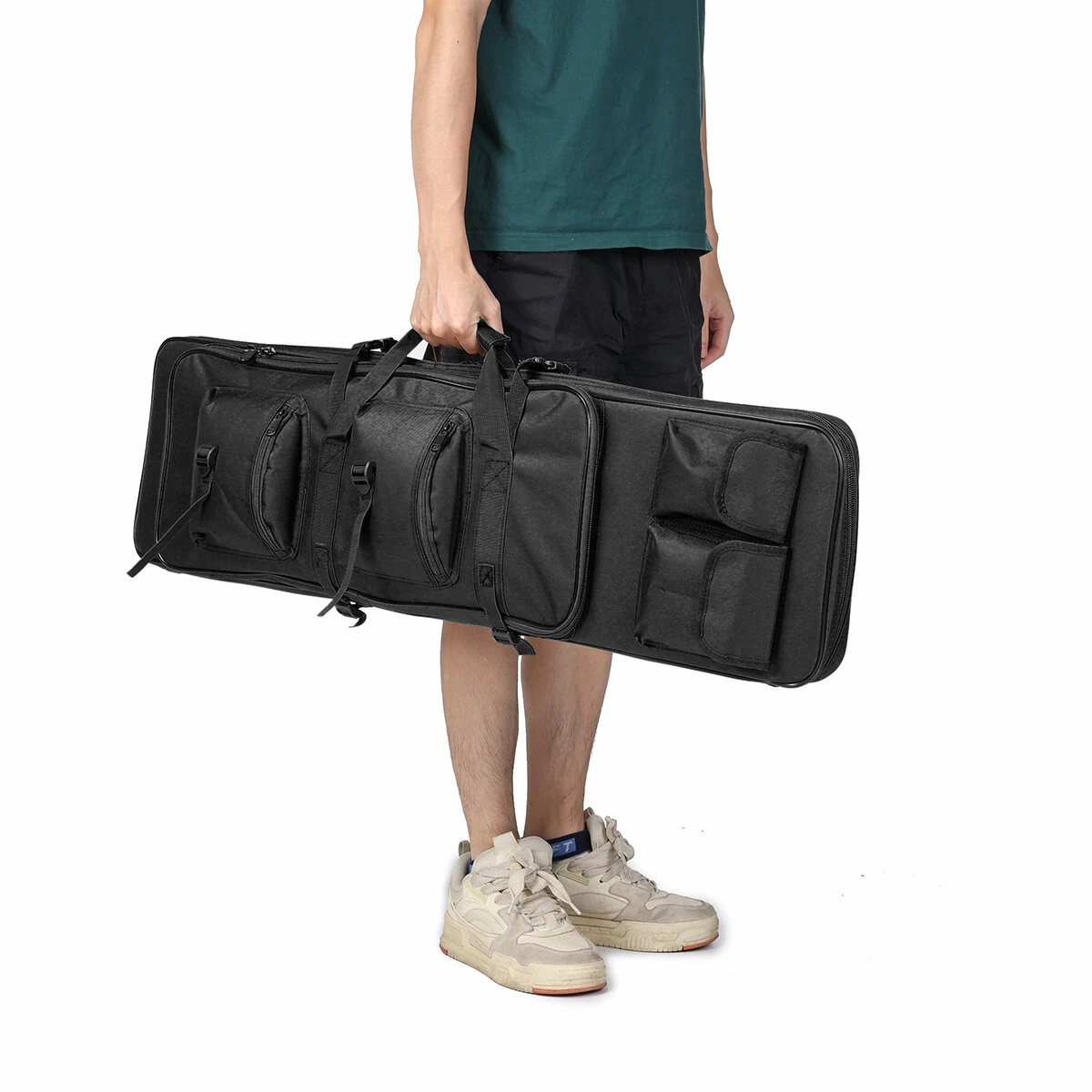Tactical Gear PB251 Gun Bag - Water Resistant Oxford Cloth - Multi Compartments - 100x30CM - Image 4