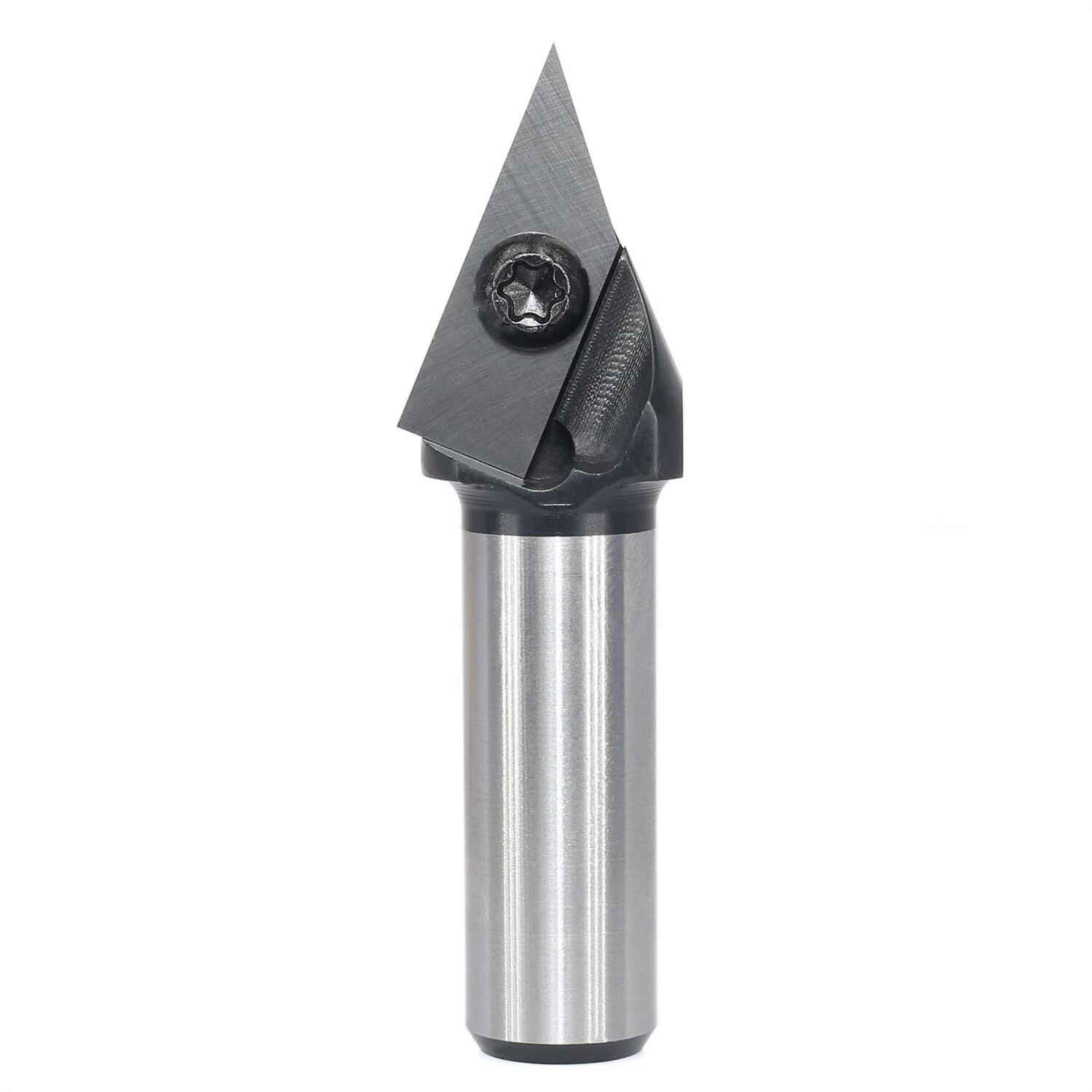 Carbide Insert CNC Router Bit | 45 Degree V-Groove for Woodworking & Engraving - Image 2