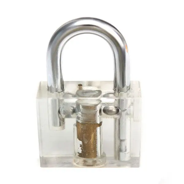 Daniu Transparent Cutaway Practice Padlock - Disc Type Training Lock for Lock Pick Tools - Image 2