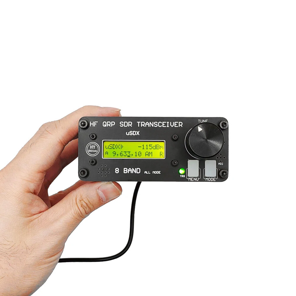 Portable uSDX 8 Band SDR Transceiver | USB LSB CW AM FM | HF SSB QRP with Battery - Image 5