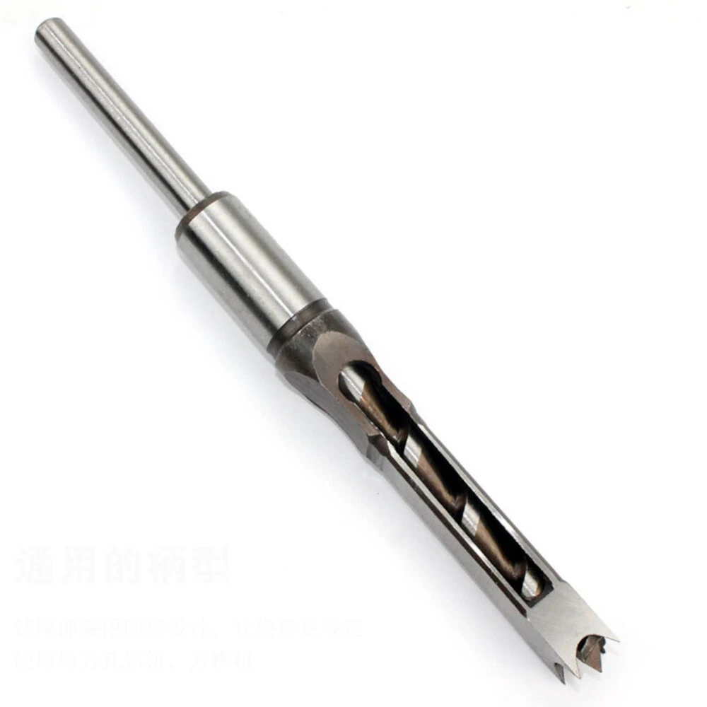 6Pcs HSS Square Hole Drill Bit Set - Mortising Chisel & Auger for Woodworking - Image 2