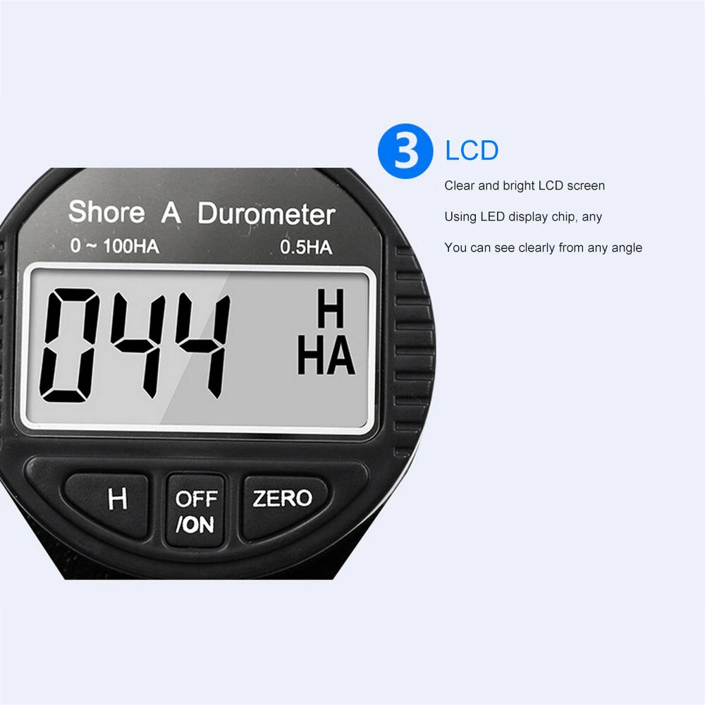Digital Durometer Shore Hardness Tester | High Precision & Auto Zero | Portable - Image 4