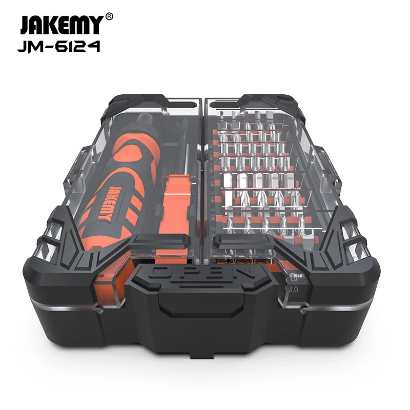 Jakemy 48 in 1 Household Tool Set | DIY Repair Kit with Adjustable Ratchet - Image 5
