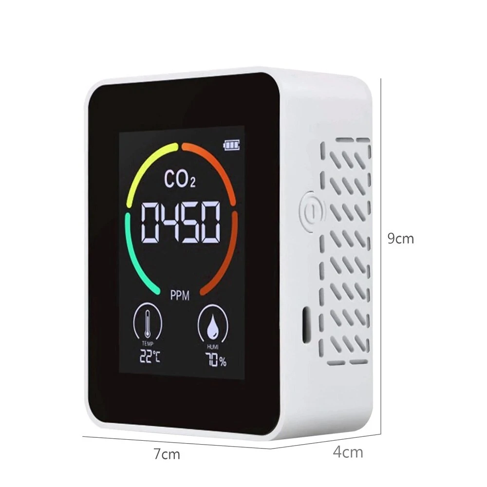 CO2 Meter & Air Quality Monitor - 3-in-1 Digital Analyzer for Home & Office - Image 5