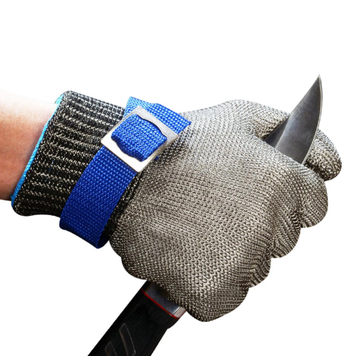 Stainless Steel Cut-Proof Gloves - Wire Mesh for Carpentry & Butcher Safety - Image 5