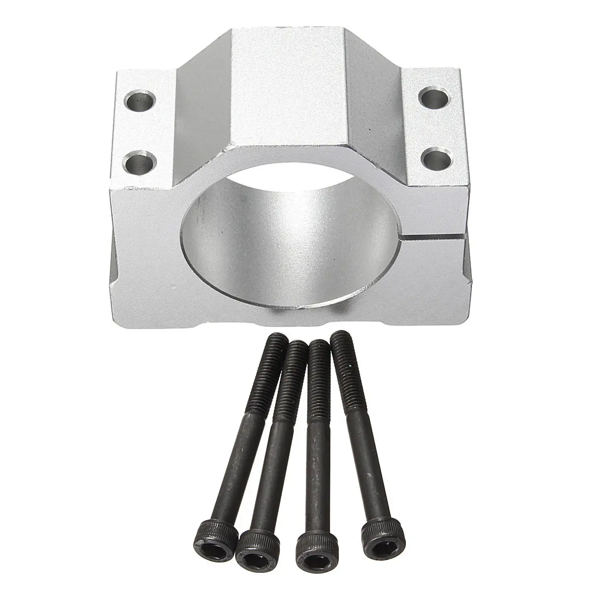 80mm Spindle Motor Mount Bracket | CNC Engraving Machine Clamp Holder - Image 2