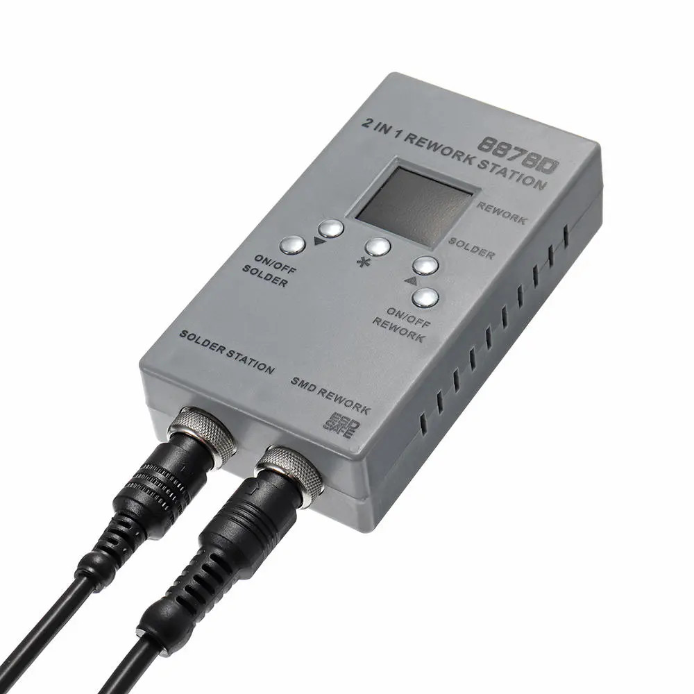 YAOGONG 8878D 2-in-1 SMD Rework Station | Hot Air Gun & Soldering Iron Tool - Image 3