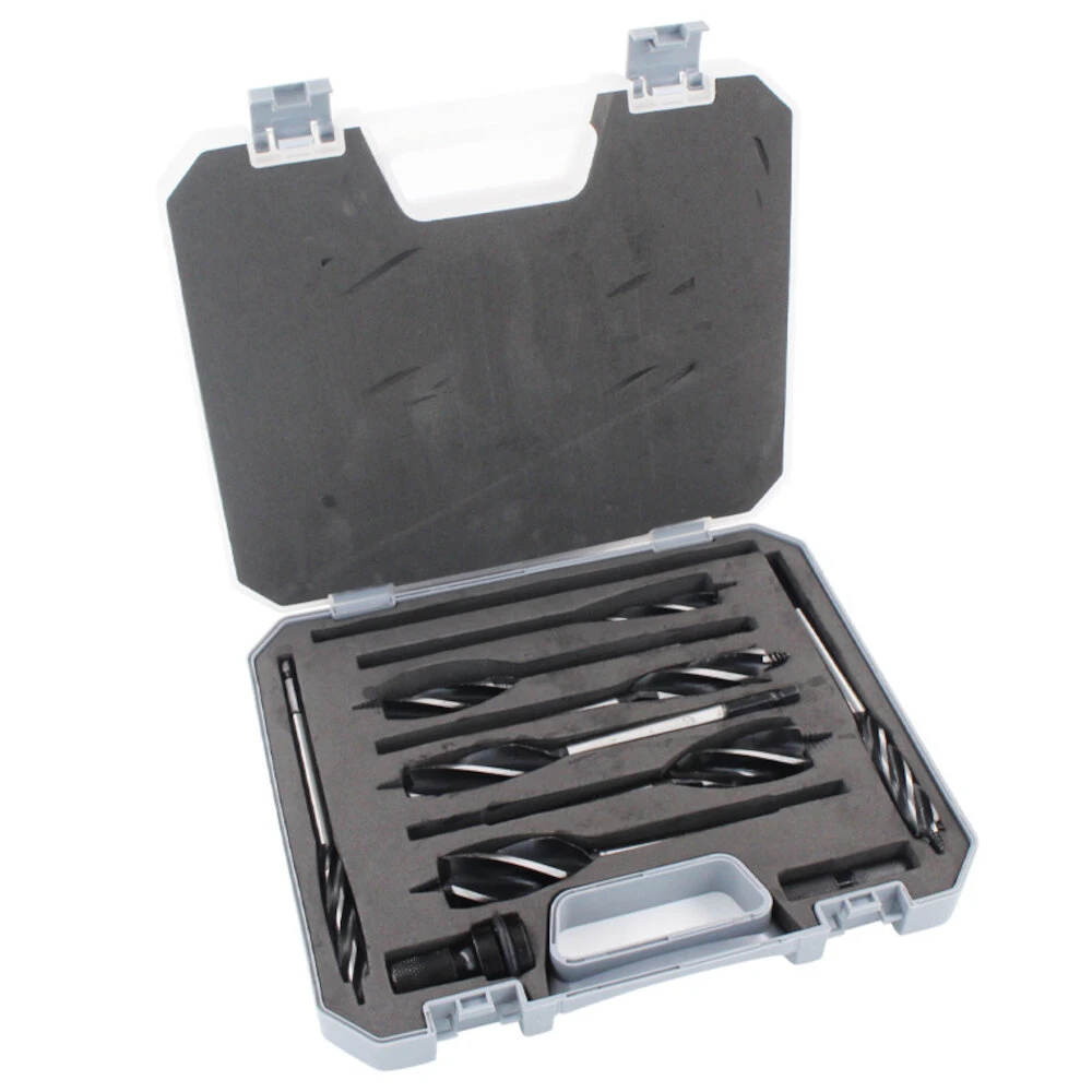 Drillpro 11Pcs 1/4 Inch Hex Shank Auger Bits | 10-25mm Hole Saw Cutter for Woodworking - Image 3