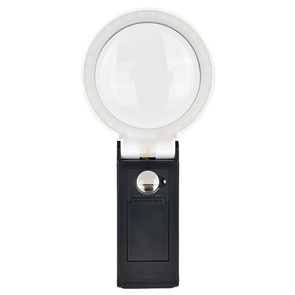 25X LED Illuminated Magnifying Glass | Handheld Eye Loupe for Coins Stamps Jewelry - Image 2