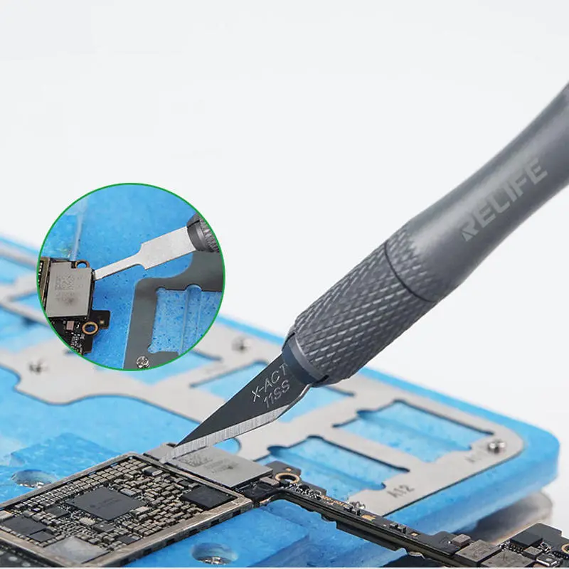 Relife 8-in-1 BGA Chip Glue Remover | CPU IC Scraping Pry Tool for Motherboards - Image 2
