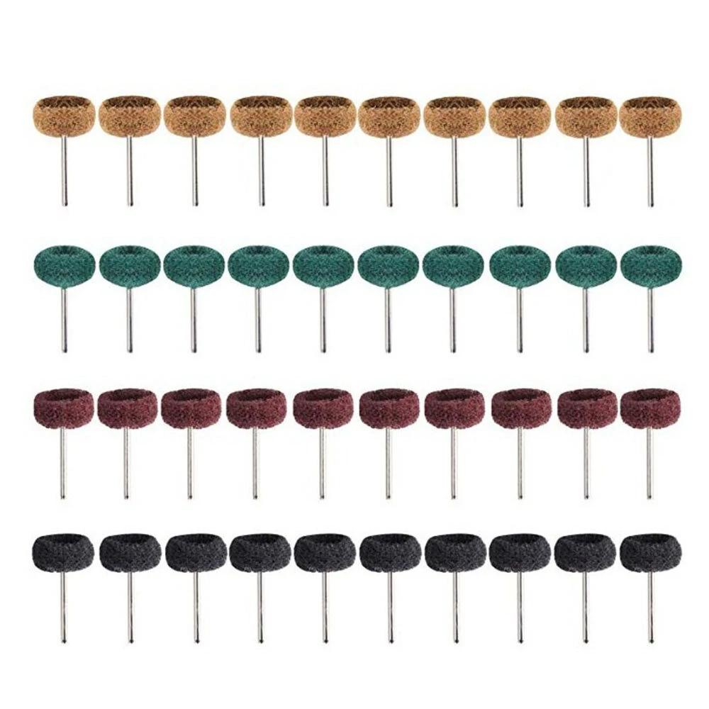50Pcs Fiber Wheel Set 120-400 Grit | Abrasive Scouring Pad for Angle Grinder - Image 2
