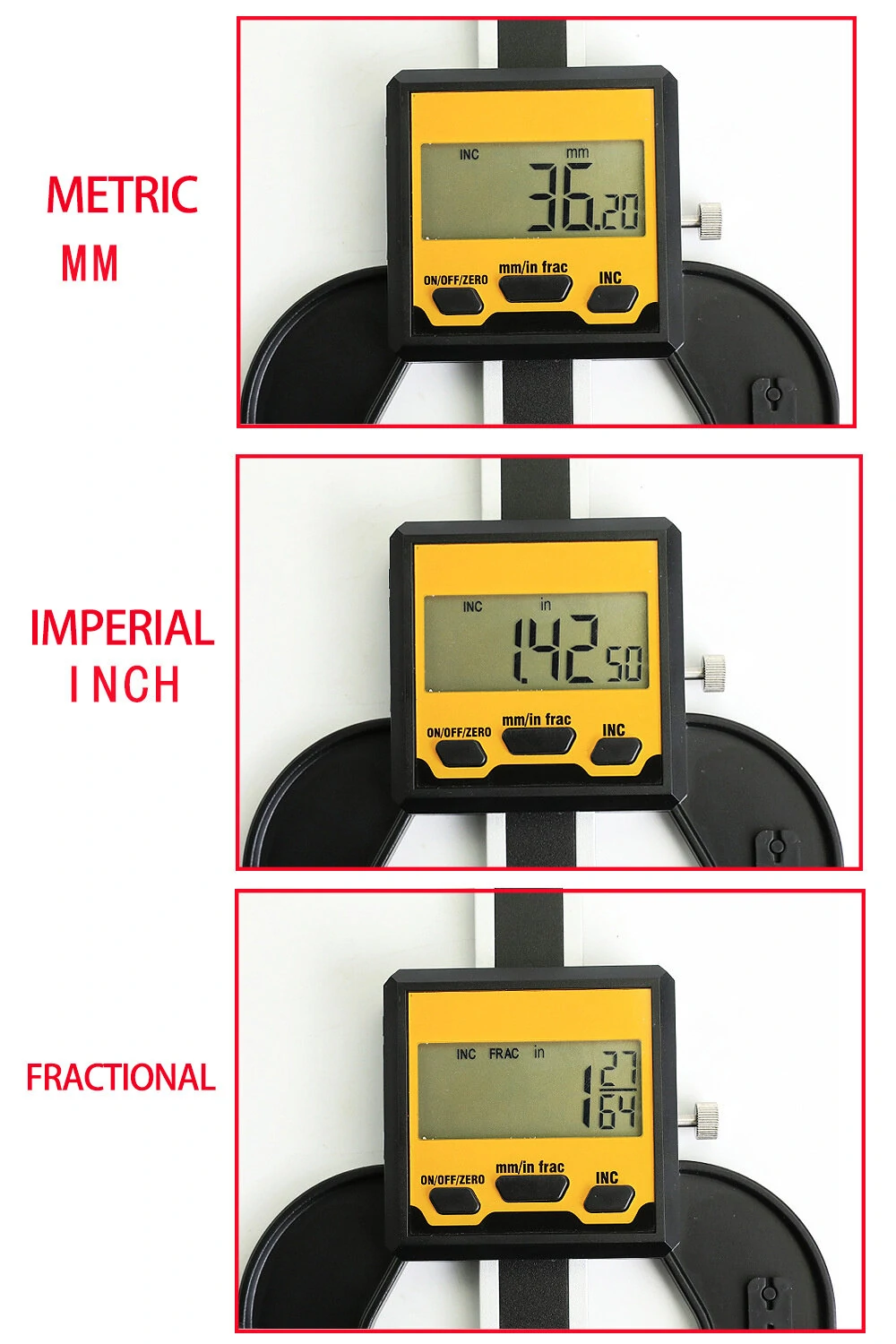 ETOPOO Digital Depth Gauge 0-80MM | 0.01MM Precision LCD Display - Aluminum Alloy Multifunction Tool - Image 3