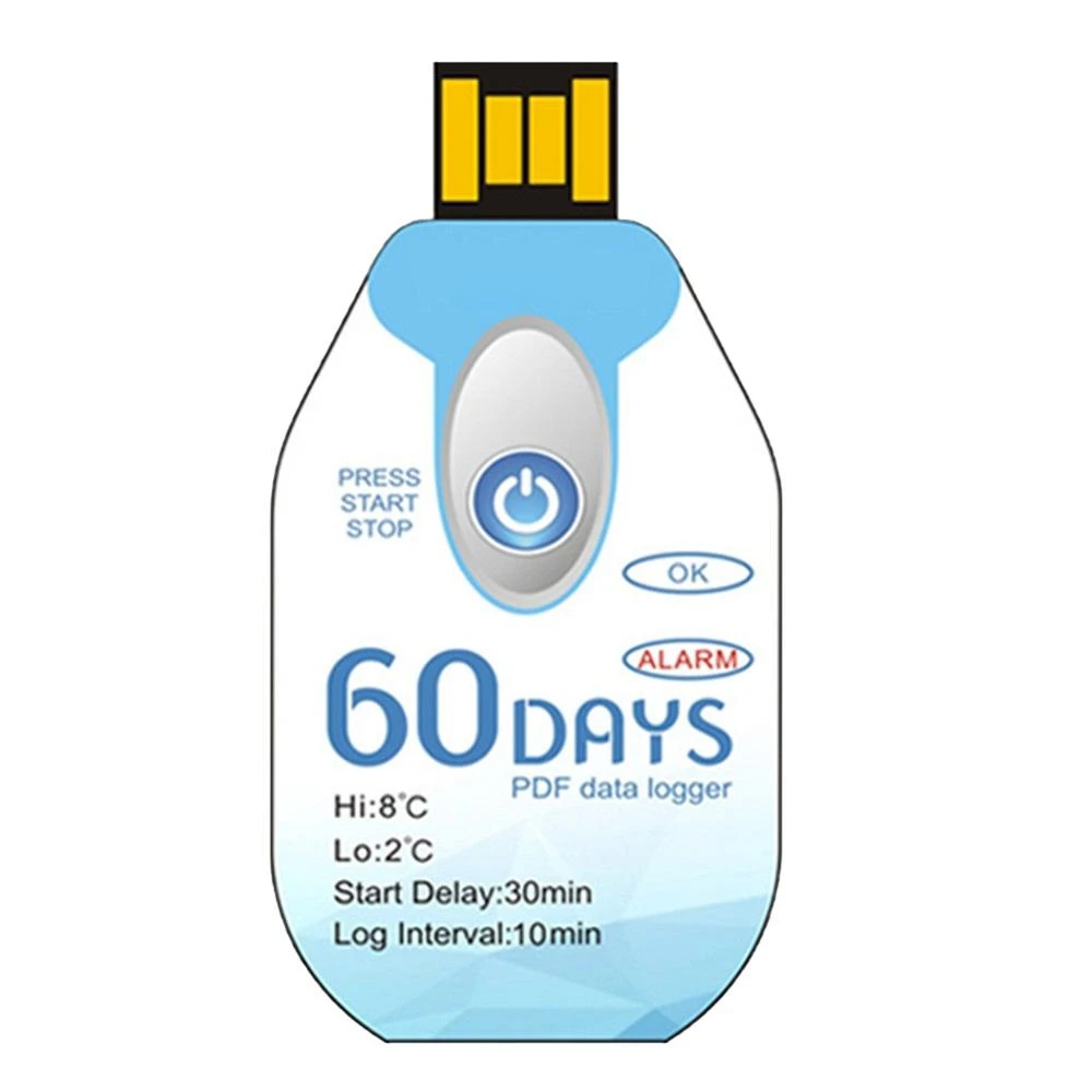 NE USB Temperature Logger - 60 Day Disposable Data Recorder | Temperature Logger - Image 2