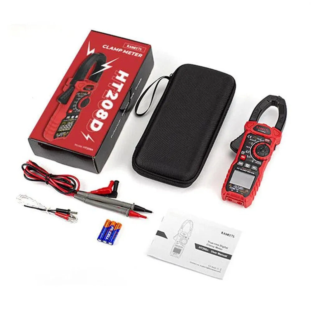 KAIWEETS HT208D True RMS Clamp Meter - 6000 Counts AC/DC 1000V | NCV LED Flashlight - Image 5