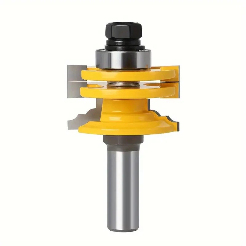 LAVIE 1/2 Inch Ogee Rail & Stile Router Bit - 8mm 12mm Shank - Reversible Glass Door Bit - Image 4