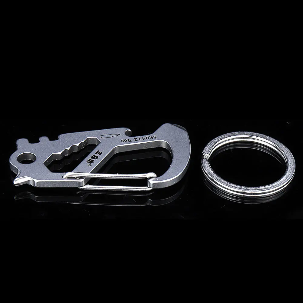 SANRENMU Multifunctional Keychain Tool | 12-in-1 Carabiner for Men & Women - Image 4