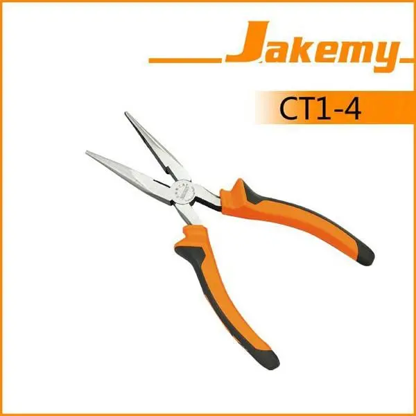 JAKEMY JM-CT1-4 8 Inch Long Nose Pliers - Sharp Needle Nose for Precision - Image 3