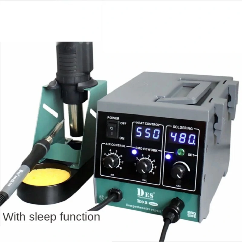 H92B 2-in-1 Soldering Station | High Frequency Thermostat with Hot Air Gun - Image 3
